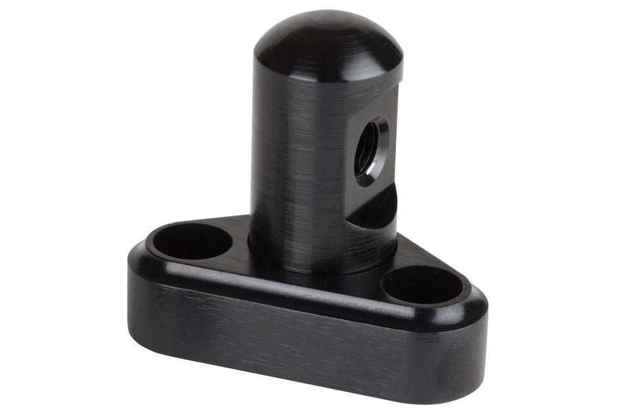 Black Finish Lokar Aluminum LS1 Throttle with 3" Linkage Cam Single Stud