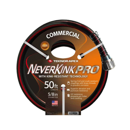 NeverKink Pro Teknor Apex 8845-50 Commercial-Duty Hose - 5/8" x 50'