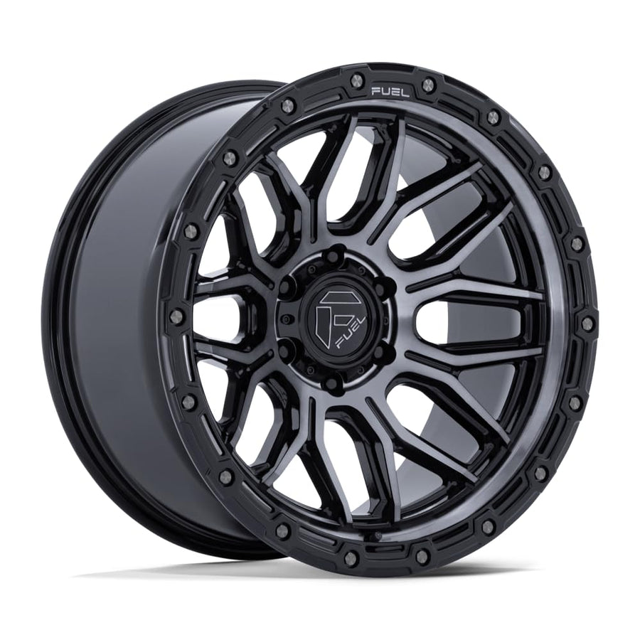 FC881 SURGE FUEL OFF-ROAD 17X9, 5X5.0, 5.04, 1mm GLOSS BLACK MACHINED W/GRAY TINT - FC881BT17905001
