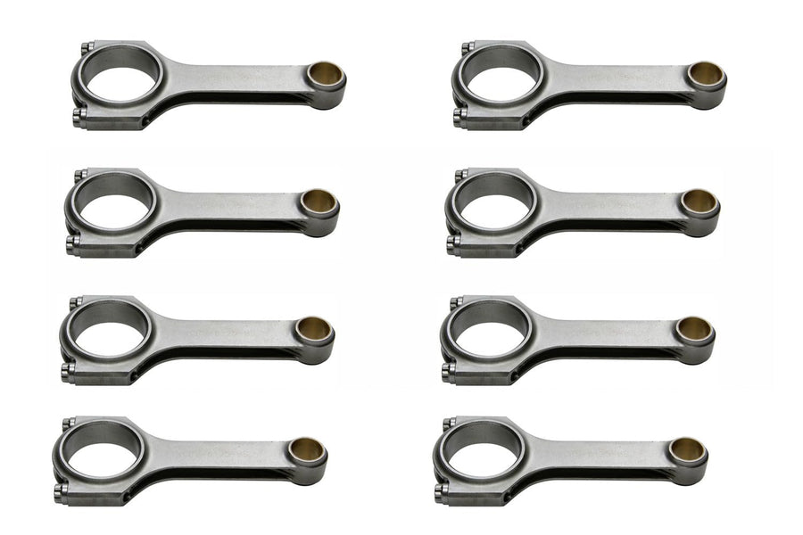 Eagle Connecting Rod 6125B3DL19 (Chevy Rolet Small Block 6.125In Length H-Beam with Arp L19 Bolt), 8 Pack