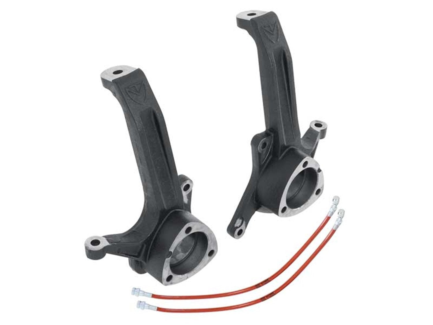Part# 703030B MaxTrac SUSPENSION'S is A Pair of 4" Lift SPINDLES CAST from DUCTILE Steel & E-Coated Black