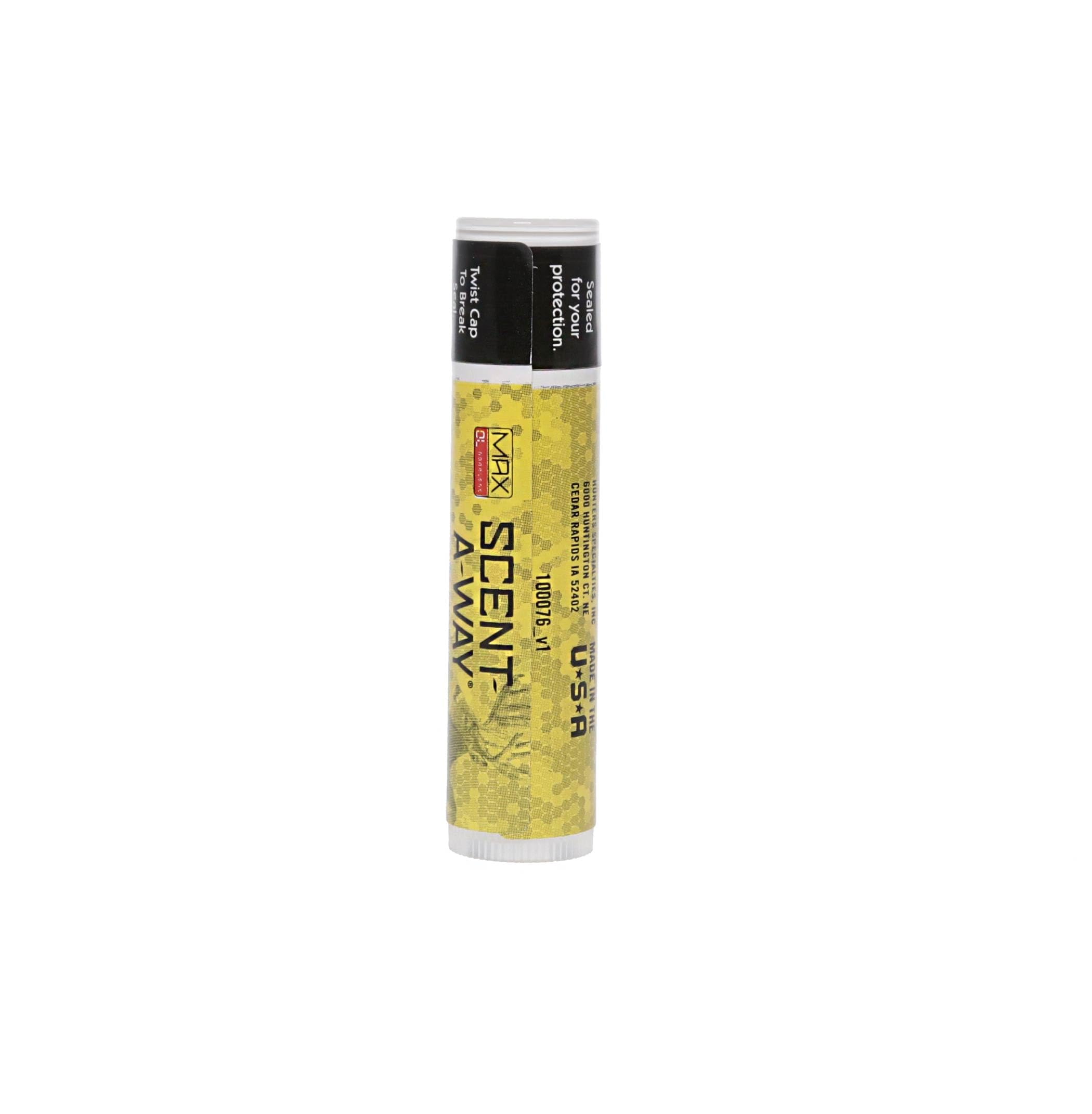 Scent-A-Way MAX Hunters Specialties Odorless Lip Balm, 2 Pack - SPF 30 Sunscreen Protection Long-Lasting Moisturizer for Dry Chapped Lips for Trappers, Anglers, and Campers