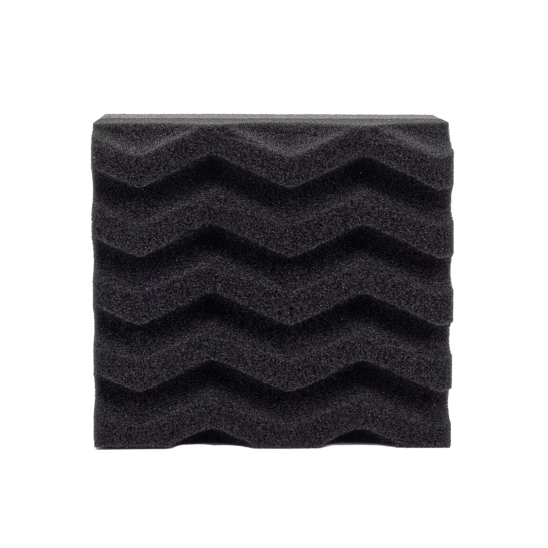 Maxshine Hydro-Tech Tire Foam Applicator Pad for Car Detailing, Zigzag-Cut Design – Scratch-Free Sponge for Tire Shine, Wax, Sealants & Glazes