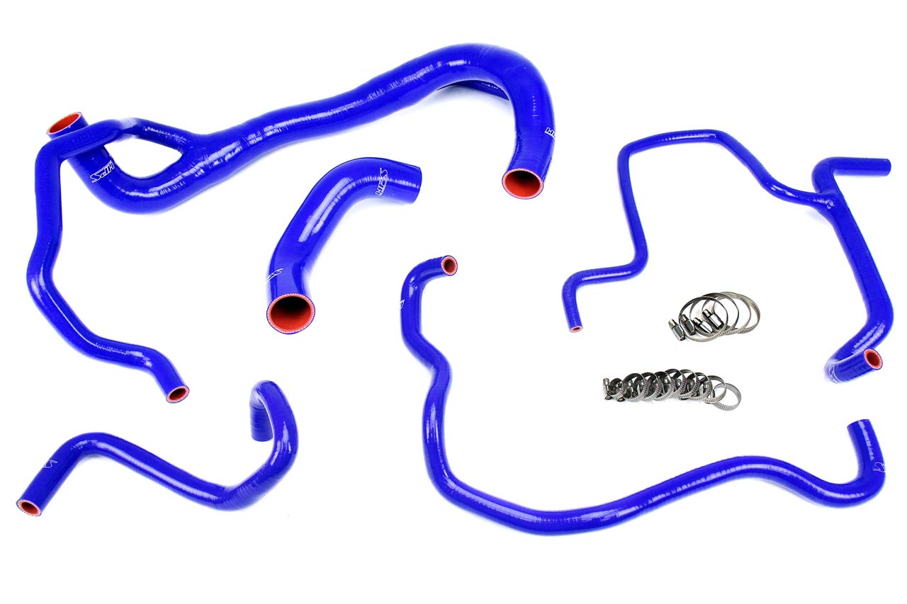 HPS Silicone Blue Radiator Heater Hose Kit SRT 392 Coolant Upper Lower 57-1675-BLUE