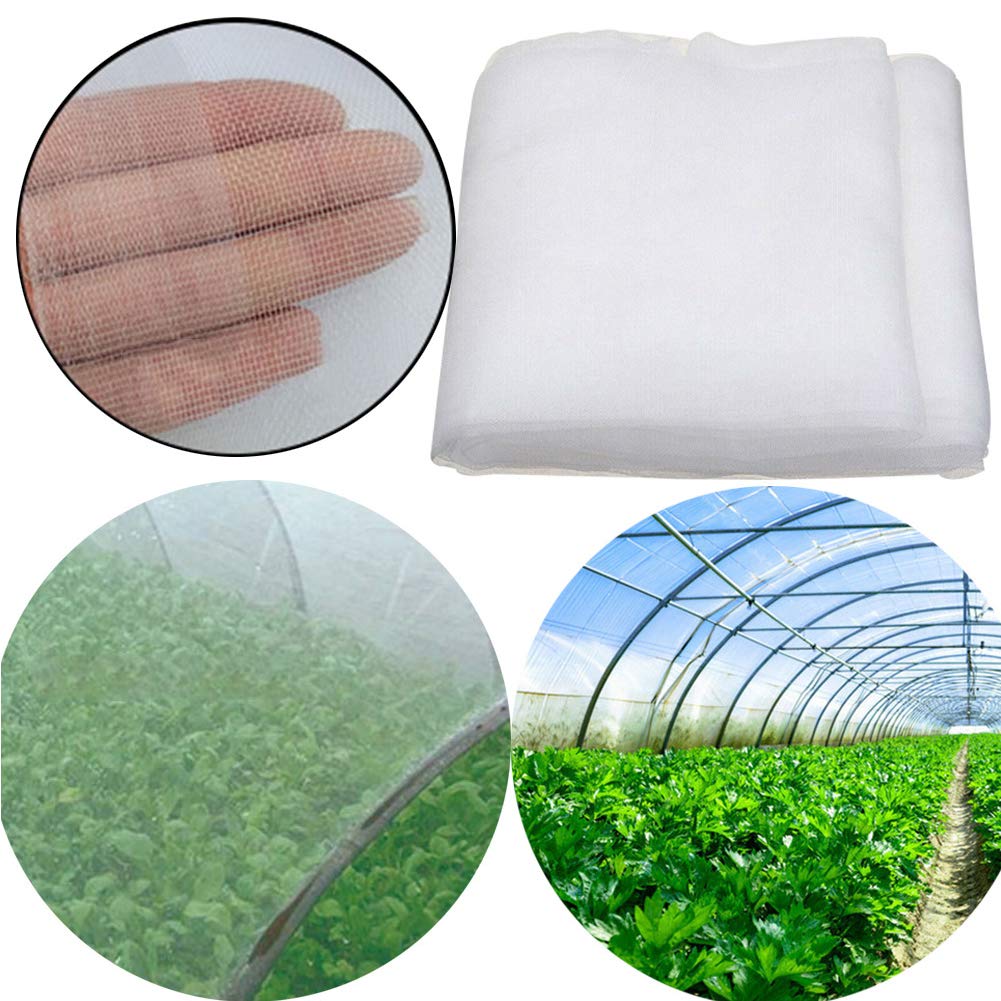 Insect Control ompait net,Bug Insect Garden Barrier Netting Plant Cover,Thicken Mosquito Bird Screen Garden Mesh Net for Protect Plant Fruits Flower