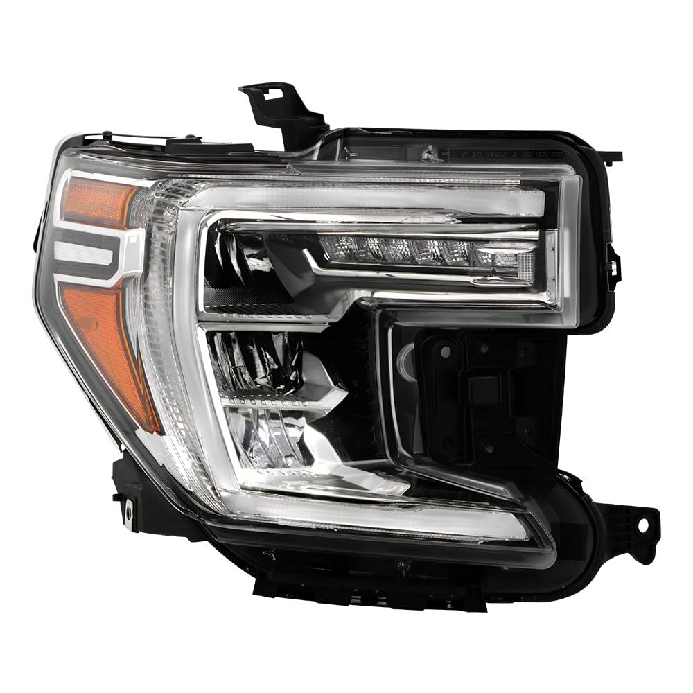 GMC Sierra 1500 19-22 Spyder (POE) Full LED w/LED Signal high Low Beam Headlight - OE Right