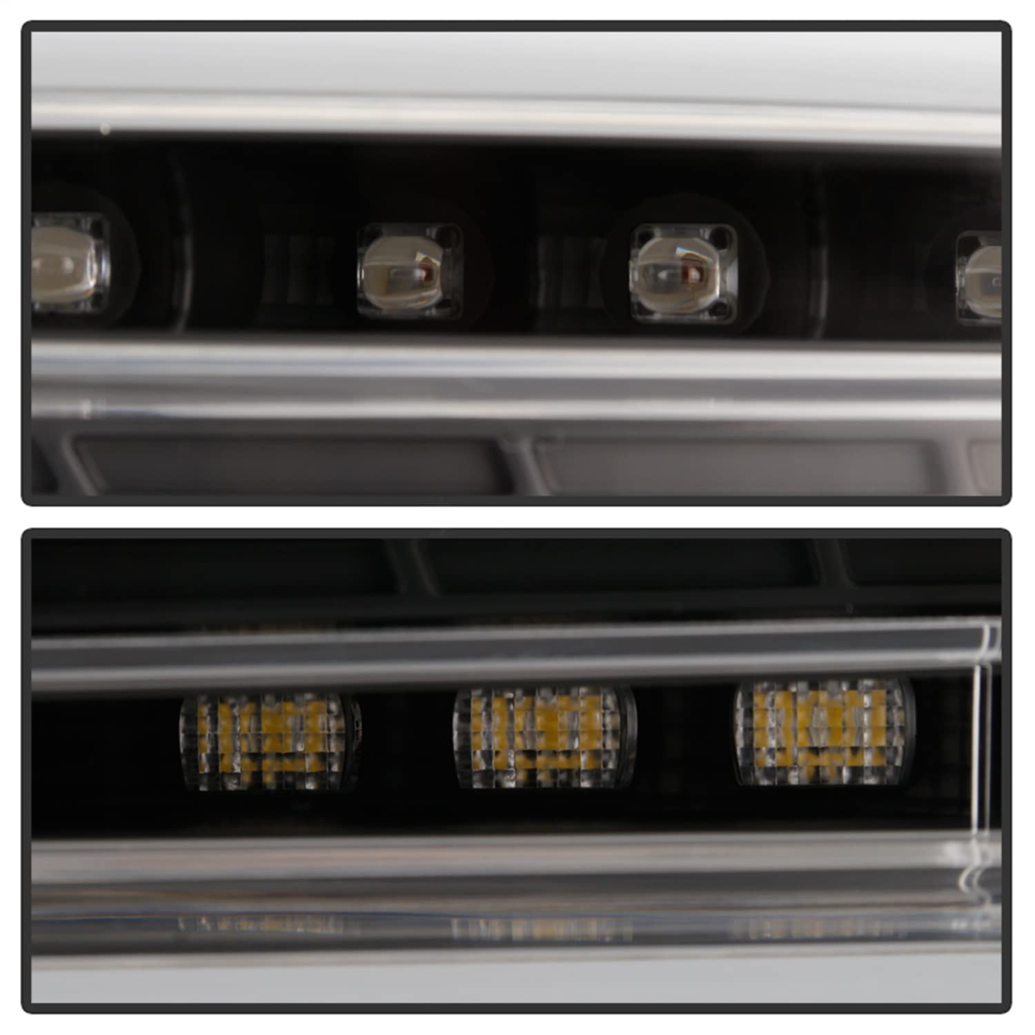 LED Projector Headlight Spyder (ALT-YD-CCAM16HAL-SEQ-BK)