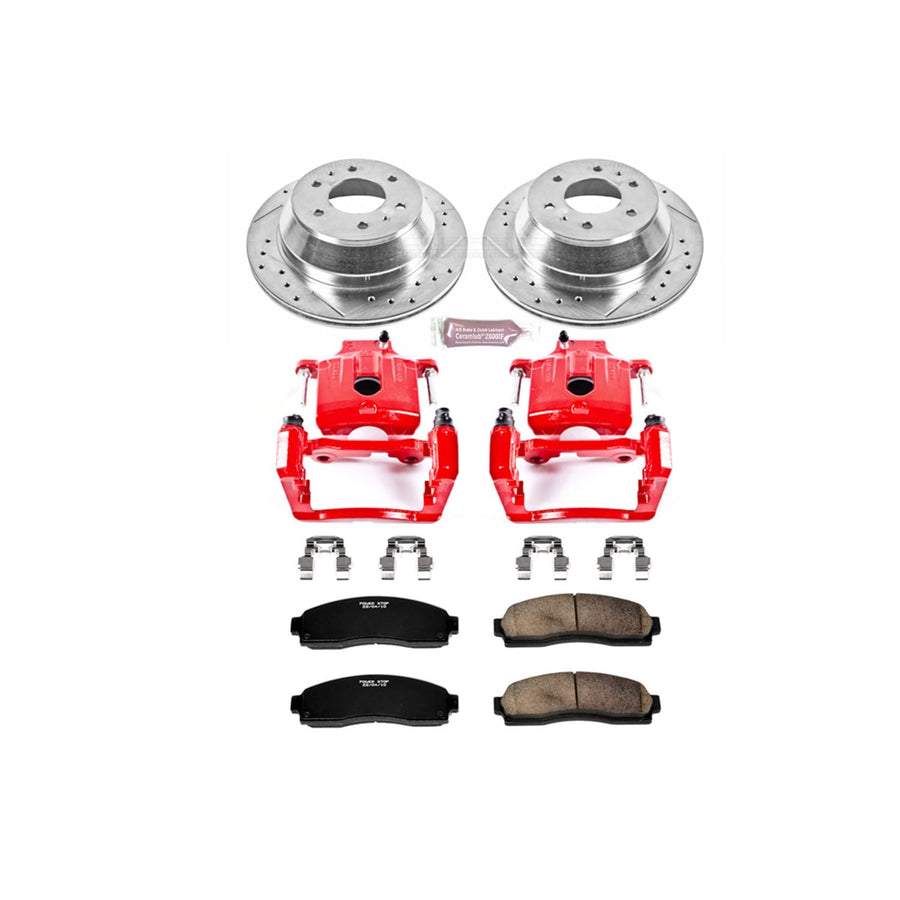 1-Click Power Stop (KC2050) Performance Brake Kit with Calipers