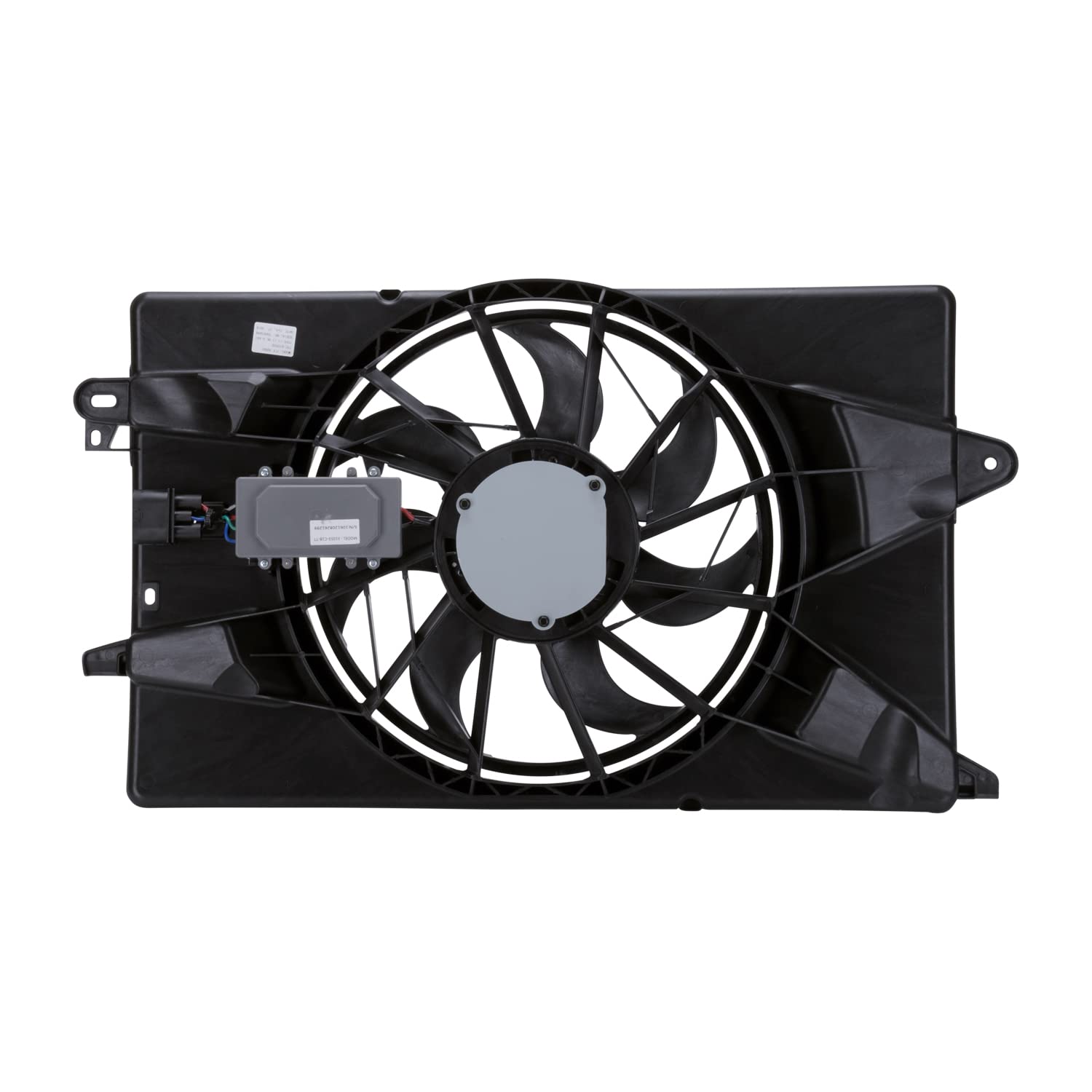 Replacement TYC 622920 Cooling Fan Assembly Compatible with Dodge Dart, Black