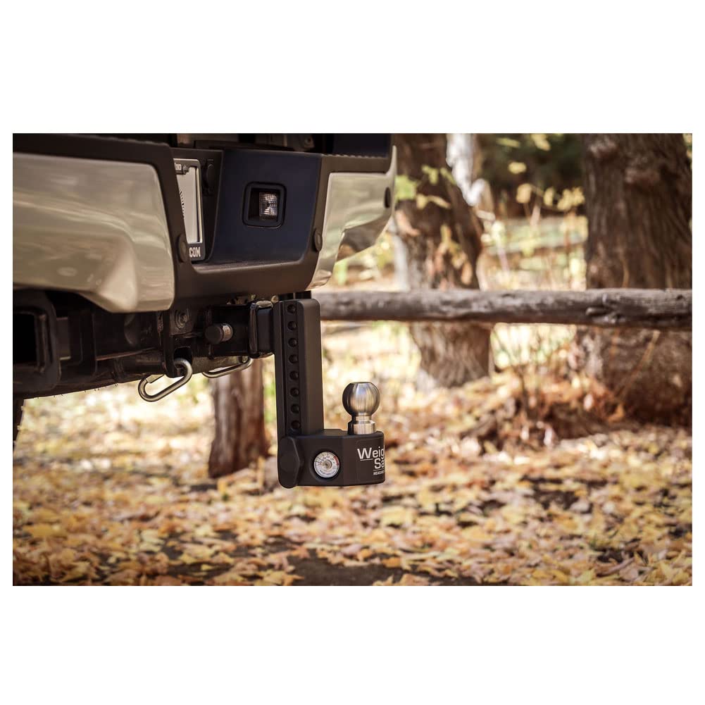 Weigh Safe SWS8-2 Adjustable Steel 8" Drop, Stainless Steel Balls for 2" Receiver 12,500 GTW