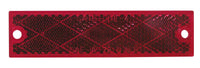 Red Peterson Compact Rectangular Reflector - B487R