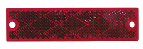 Red Peterson Compact Rectangular Reflector - B487R