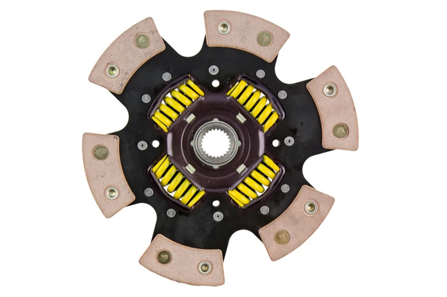 6-Pad ACT 6250306 Ceramic Clutch Spring Center Race Disc
