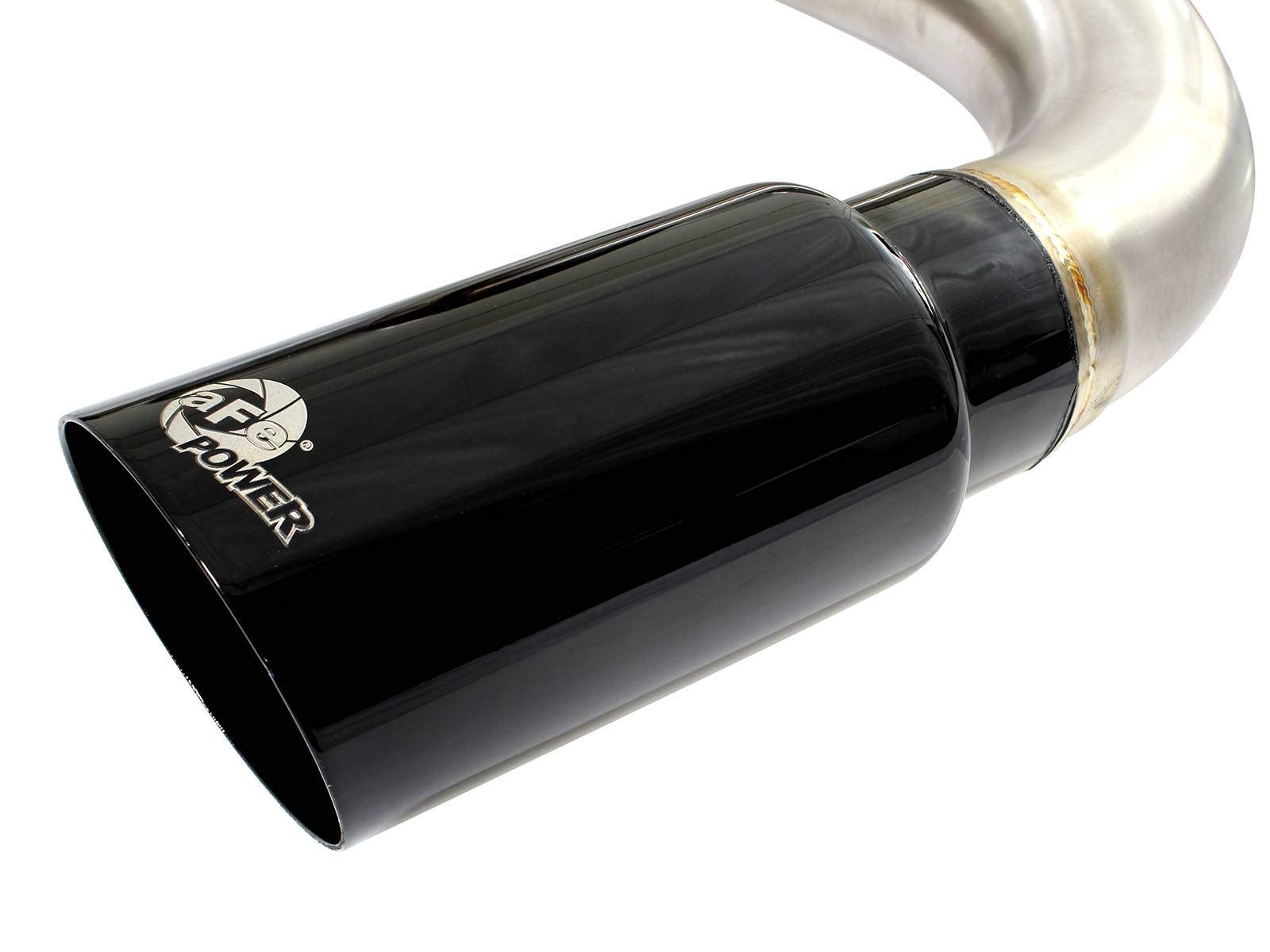 MACH Force-Xp aFe Power 2.5" 304 Stainless Steel Cat-Back Exhaust System with Black Tips
