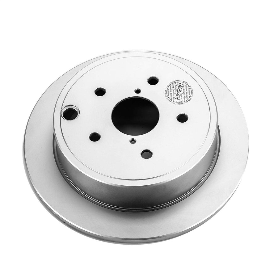 Rear Power Stop JBR1701EVC Evolution Genuine Geomet Coated Brake Rotor For Subaru WRX 2015-2021 [Model Specific]