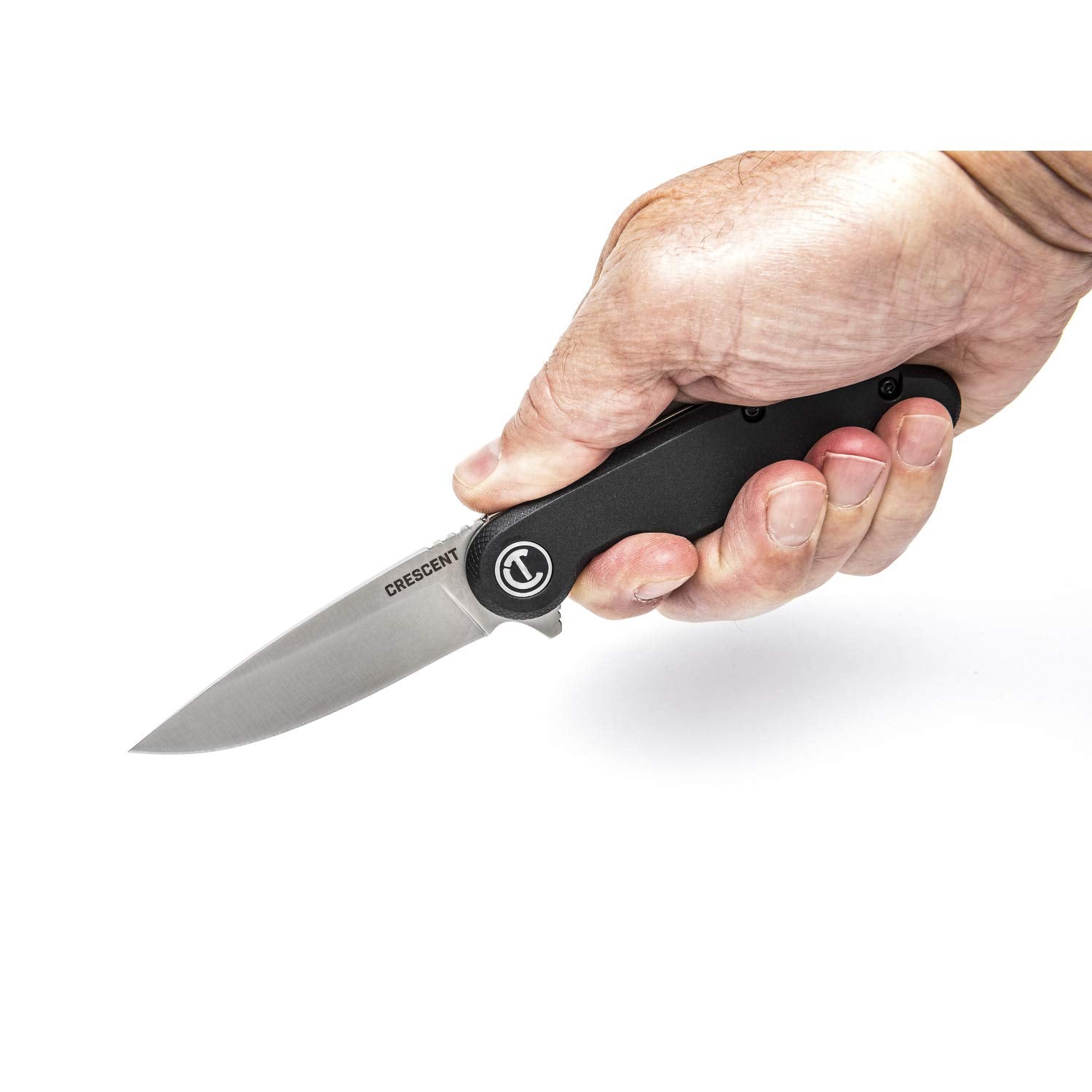 Crescent Drop Point 3-1/4 Inch Composite Handle Pocket Knife - CPK325C