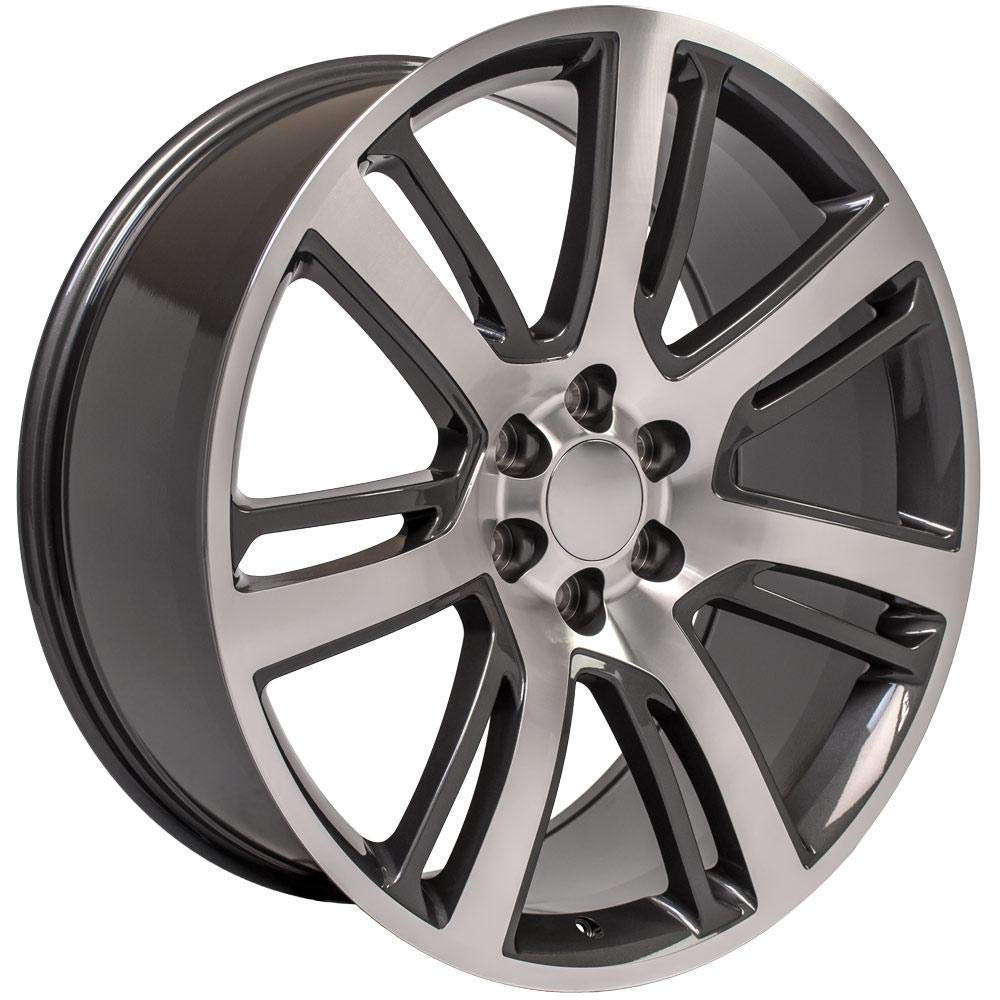 CA88-24100-6550-31MG OE Wheels 24" Replica Wheel CA88 Fits Cadillac Escalade Rim 24x10 Machined Wheel