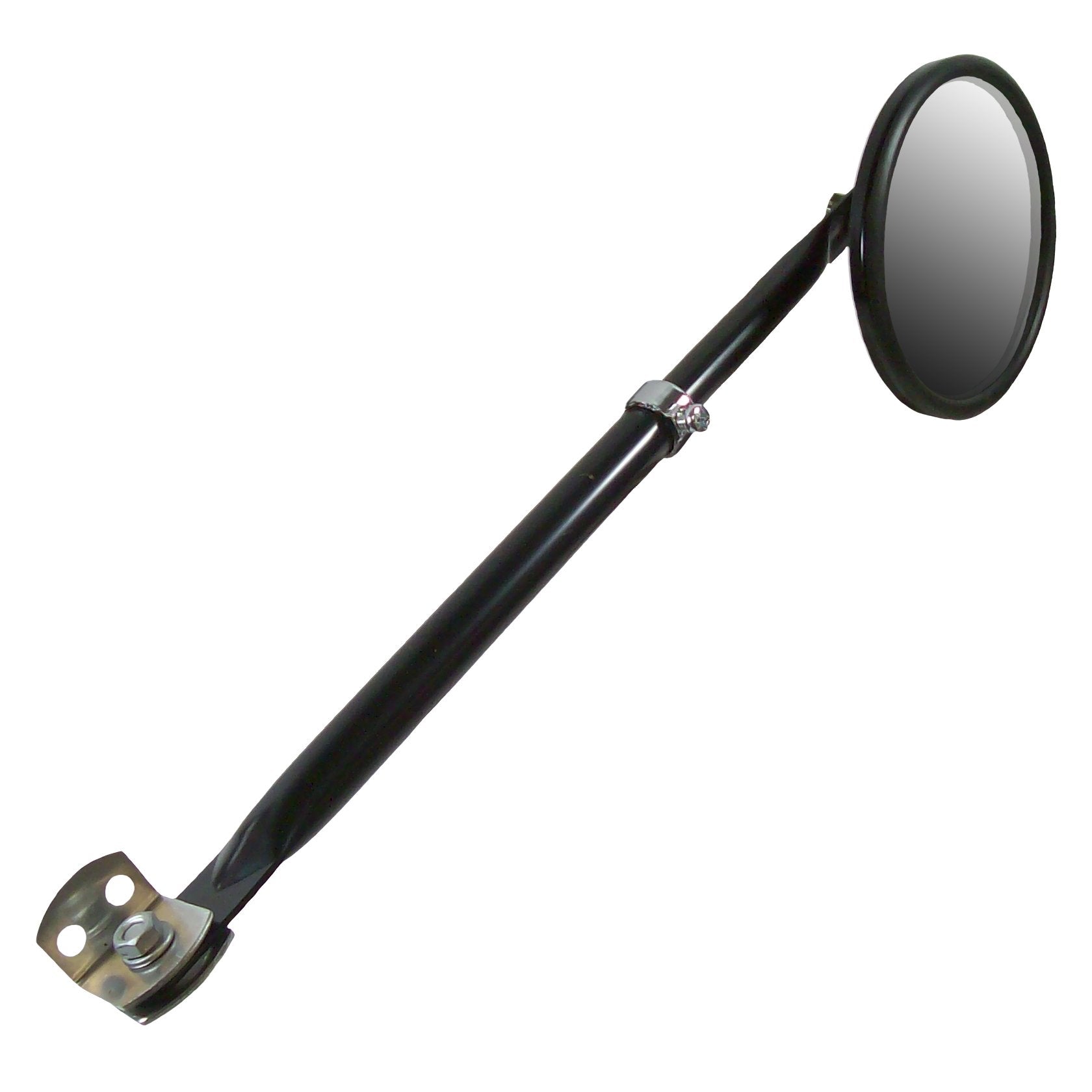 5" Round CIPA 49704, CJ2A, CJ3A, CJ3B, CJ5, CJ6, Black, 1 Count (Pack of 1)