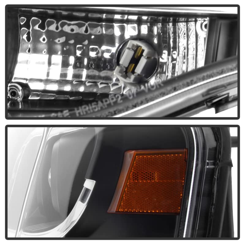 Auto Spyder 5079503 Projector Style Headlights Black/Clear