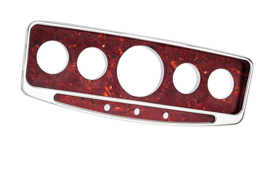 Goosy Edition Lokar BDI-9140 Dash Insert, 5 Gauge, With Tortoise Insert