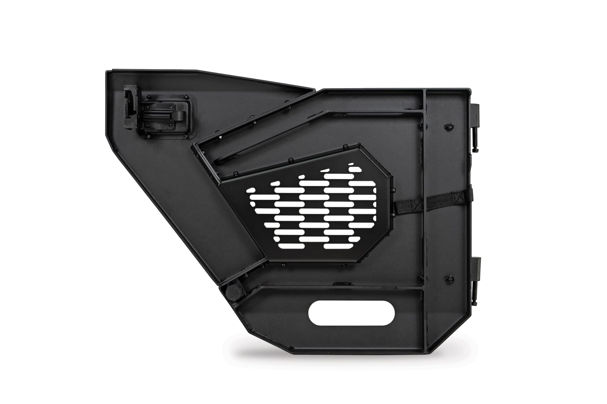 Half Doors DV8 Offroad for 2018-2025 Jeep Wrangler JL & Gladiator JT | Compatible with Molle Accessories | Secure Locking Handles | (Rear Set)