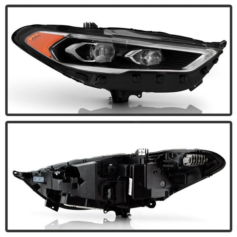 Ford Fusion 17-22 Full LED Projector Headlight - OE Spyder Right HS73-13E014-AF