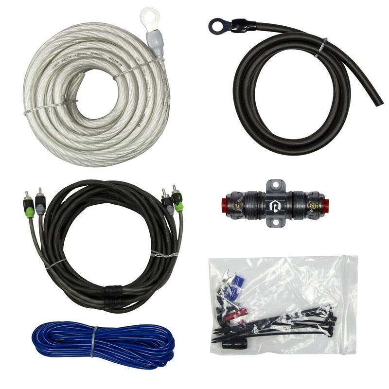 8 AWG Raptor R5A8 600 Watt Amp Kit with RCA Cable