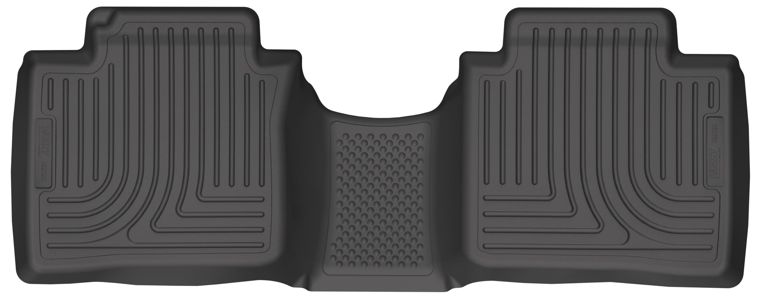 Weatherbeater Husky Liners Floor Mats | Fits 2009-2011 Toyota Venza | 2nd Row, 1-pc Black - 12961