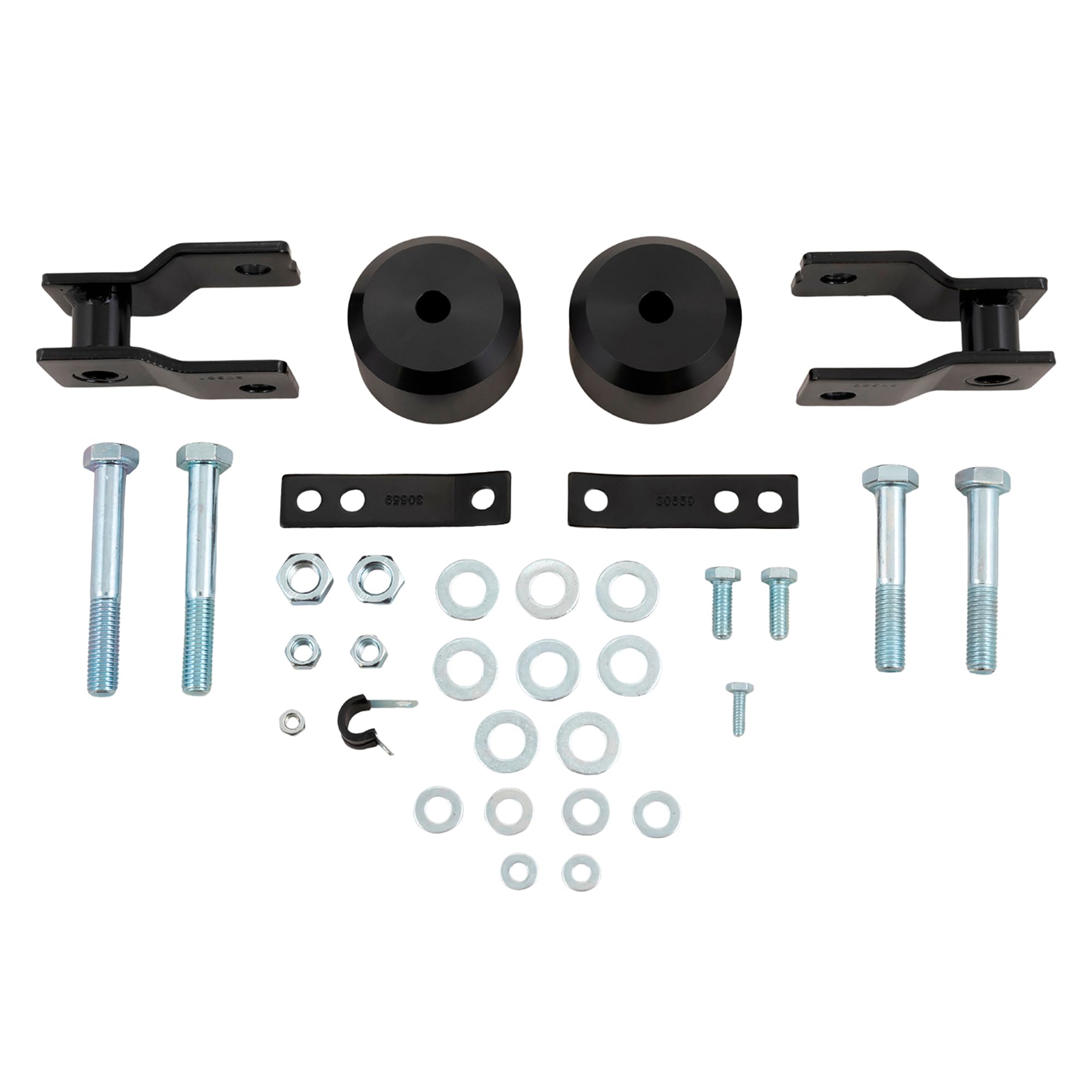 TrailFX Leveling Kit F-250 Super Duty and F-350 Super Duty Fits Four Wheel Drive 2017-2024 Coil Spring 2 Inch Spacers Anodized Aluminum Includes Installation Hardware TrailFX F20LL4