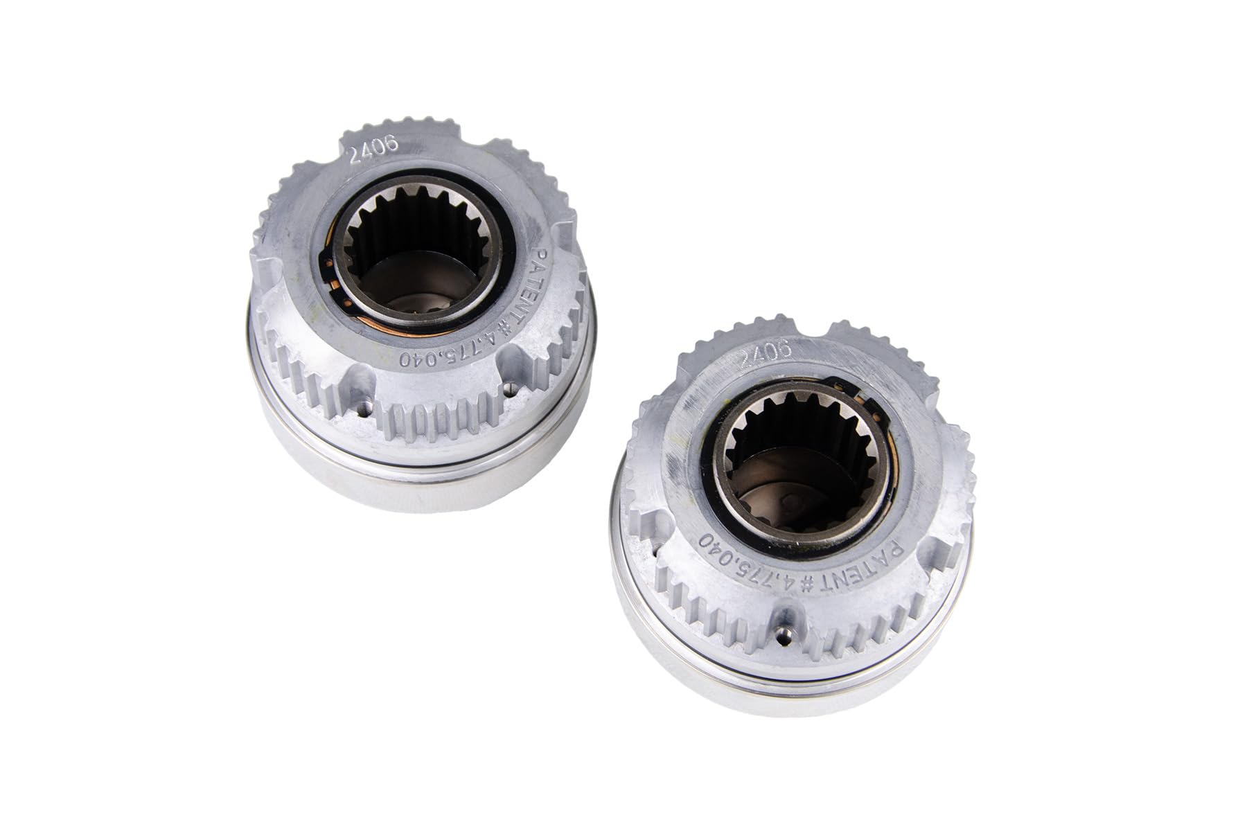 Mile Marker 104 Locking Hubs Pair of Billet Silver Premium fits 1974 1987 Cherokee Gladiator Wagoneer - Built for Durability & Reliability in Extreme Off Road Conditions
