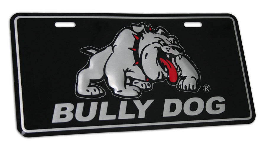 Embossed Bully Dog License Plate PR7010