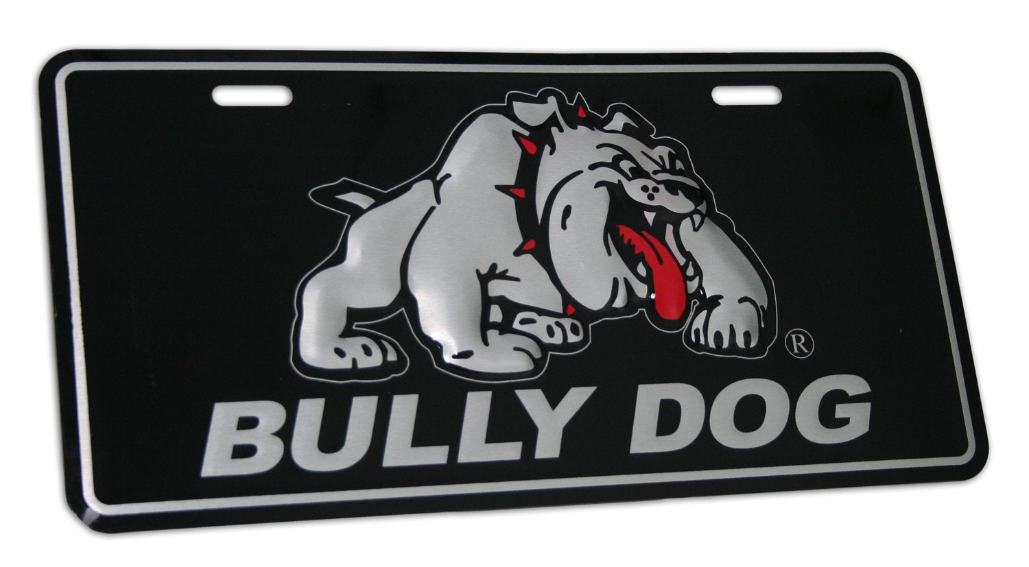 Embossed Bully Dog License Plate PR7010