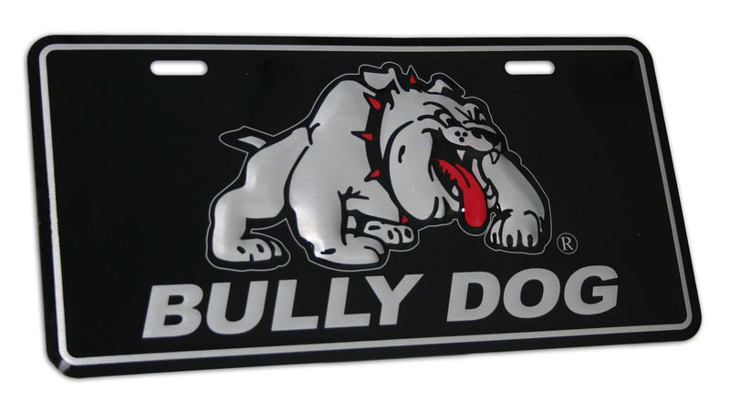 Embossed Bully Dog License Plate PR7010