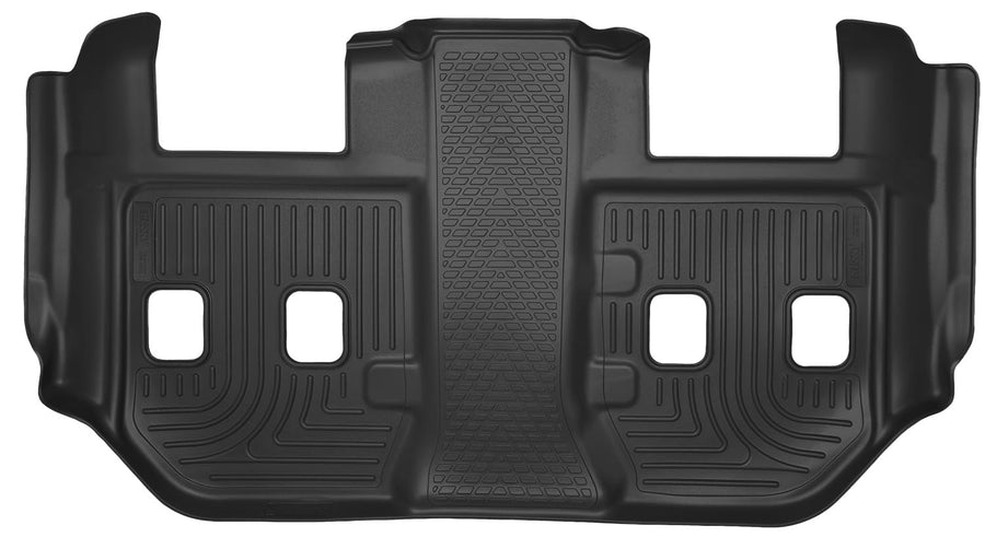 Husky Liners X-act Contour Floor Mats | Fits Chevrolet Suburban 2015-2020, GMC Yukon XL, Cadillac Escalade ESV w/2nd Row Bucket | 3rd Row, 1-pc Black - 53281