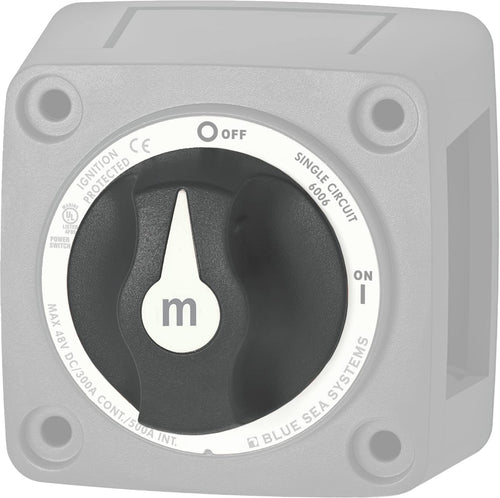 m-Series Blue Sea Systems Battery Switch Knob Replacement, Black