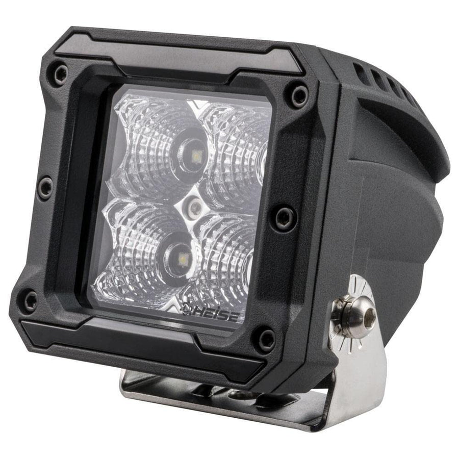Heise - 4 LED Cube Light 3 Inch - Flood Beam (HE-HCL2), Black