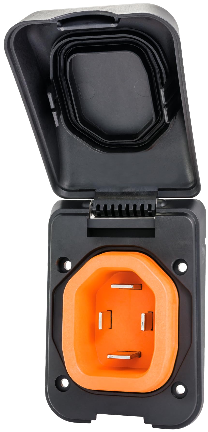 50 Amp SmartPlug B50ASSYPB Shore Power Inlet & Connector – Weatherproof RV, Camper & Boat Plug for Safe AC Power Extension – Heavy-Duty Electrical Cord Adapter, RV Accessories