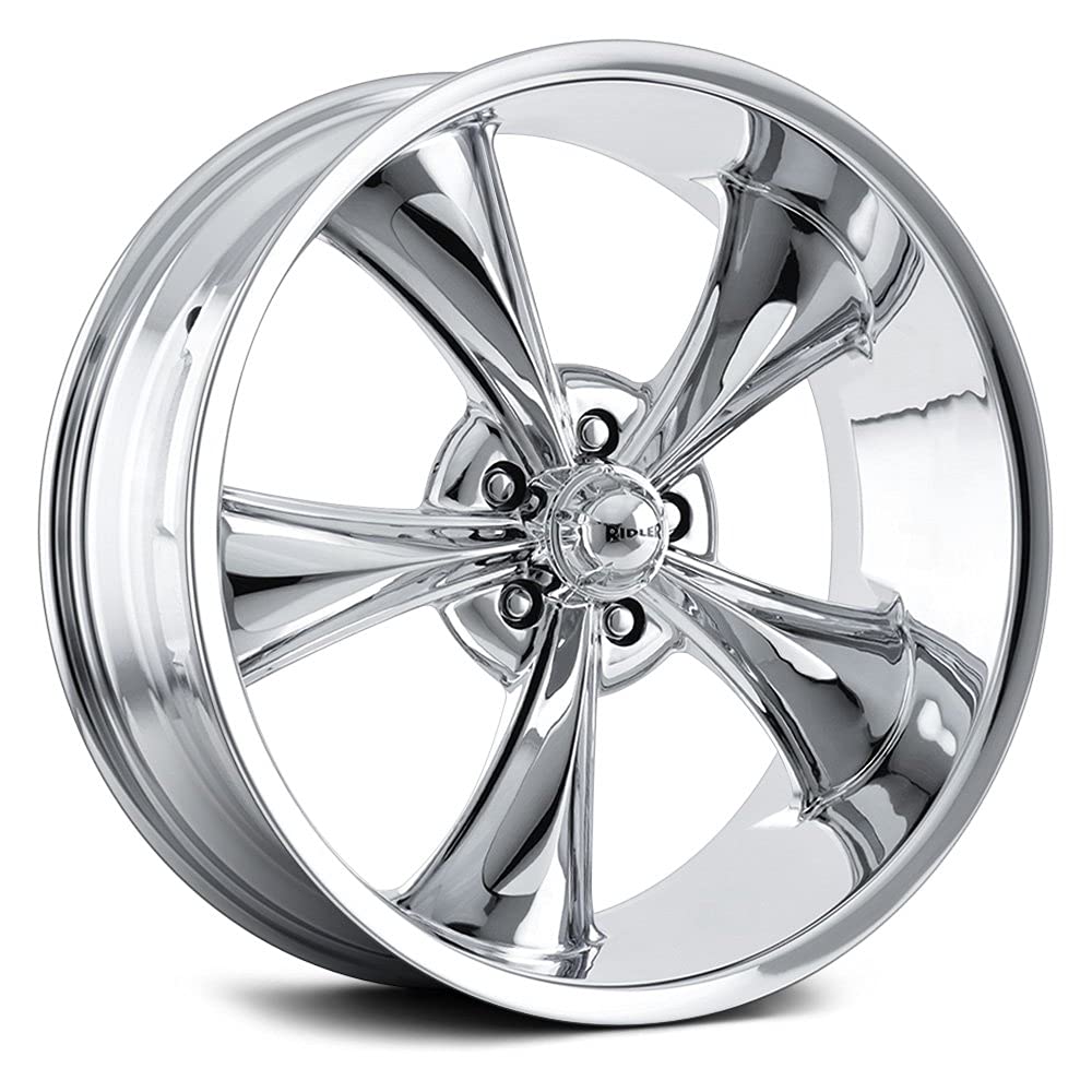 Chrome Ridler Custom Wheels 695 Wheel with Alloy Steel (17 x 8. inches /5 x 83 mm, 0 mm Offset)