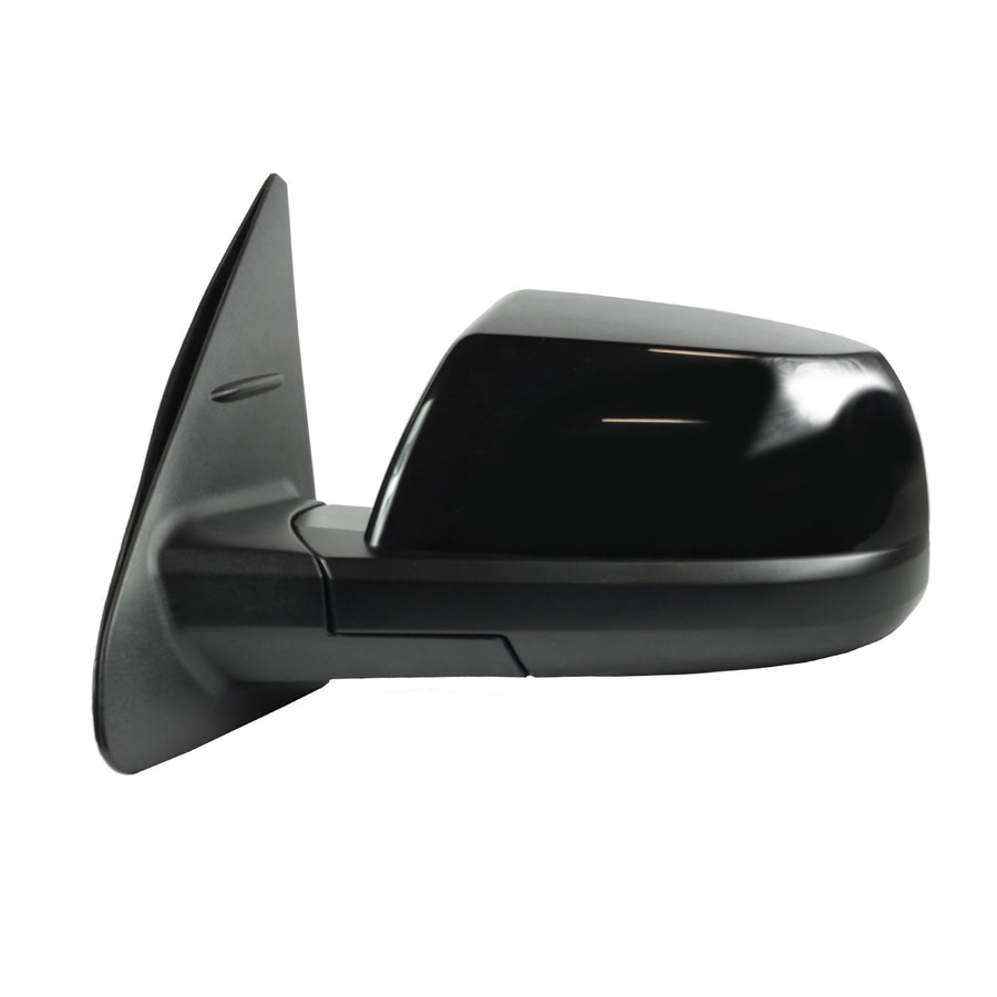 Mirror Driver Side for Toyota Sequoia SR5 Model, Textured Black w/PTM Cover, Foldaway, w/o Blind spot Detection, Heated Power