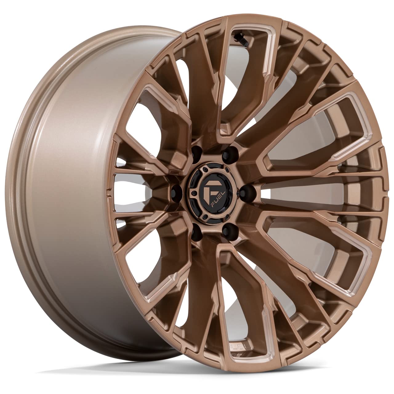 D850 Rebar 6 Fuel 22x12 6x5.5" -44mm Bronze Deep Wheel Rim 22" Inch D85022208447