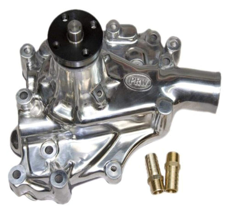 Performance Quotient PRW 1430210 High Flow 5/8" Pulley Pilot Shaft Aluminum Water Pump for Ford 302 1970-78, 351W 1970-87