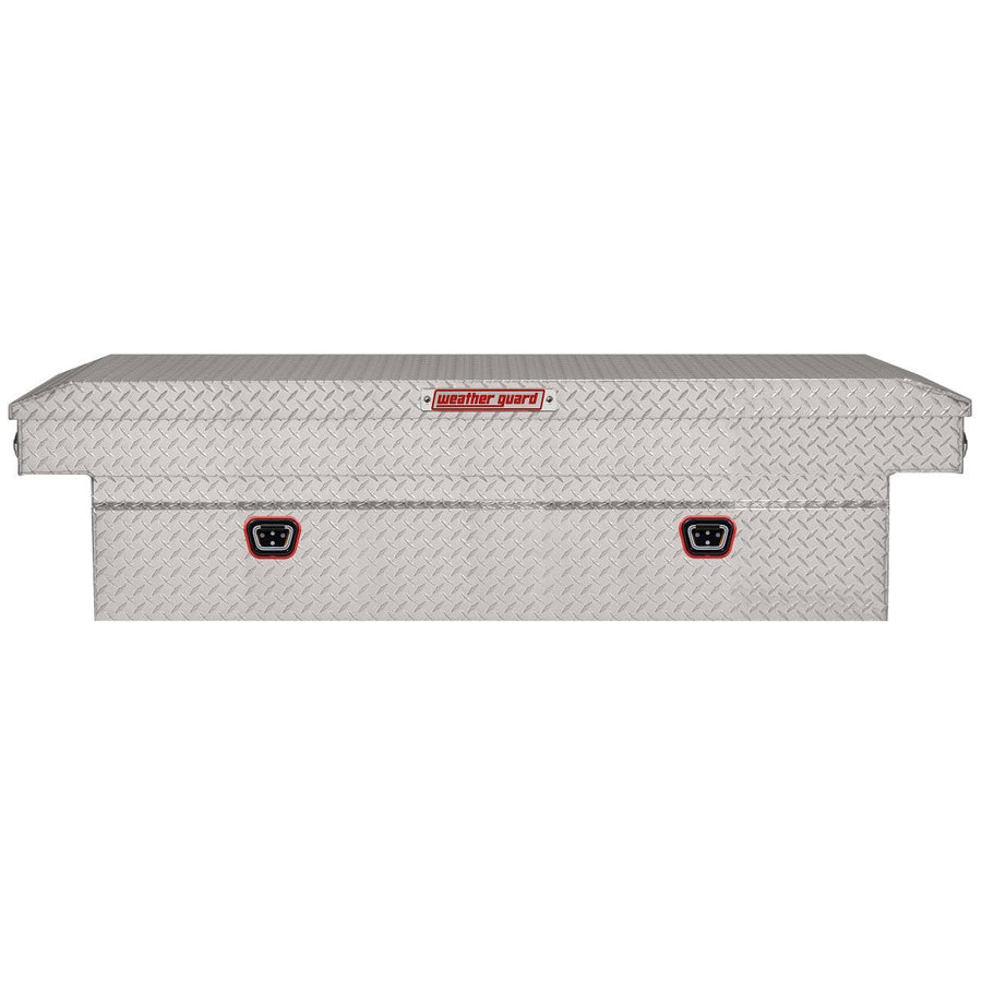 Weather Guard Saddle Box Model 117-0-04, Aluminum, Full Extra Wide, Clear, 14.4 cu ft