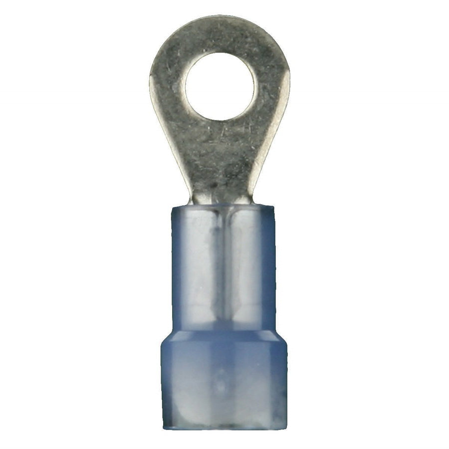 Install Bay 16/14 Gauge BNRT516 Ring Terminal Blue 5/16 Inch - 100 Bag