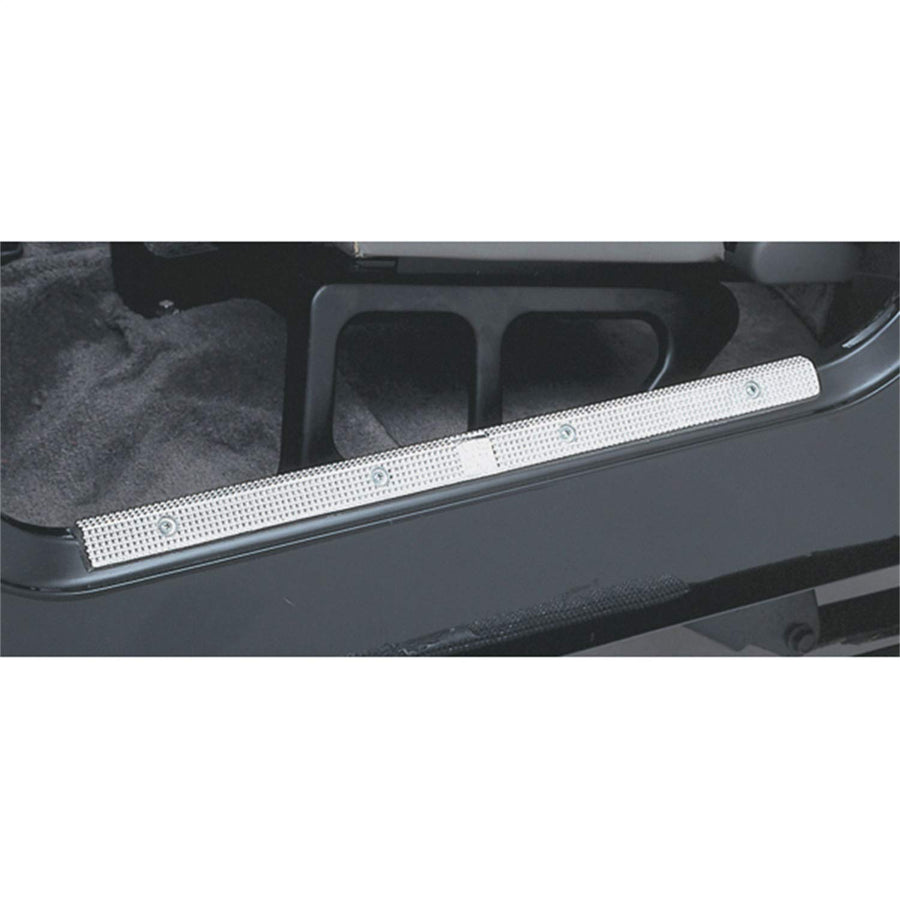 Entry Guards Rugged Ridge for Wrangler YJ | 2-Piece Set, No Drill | Black Aluminum | 11238.2 | Fits 1987-1995 Jeep Wrangler YJ