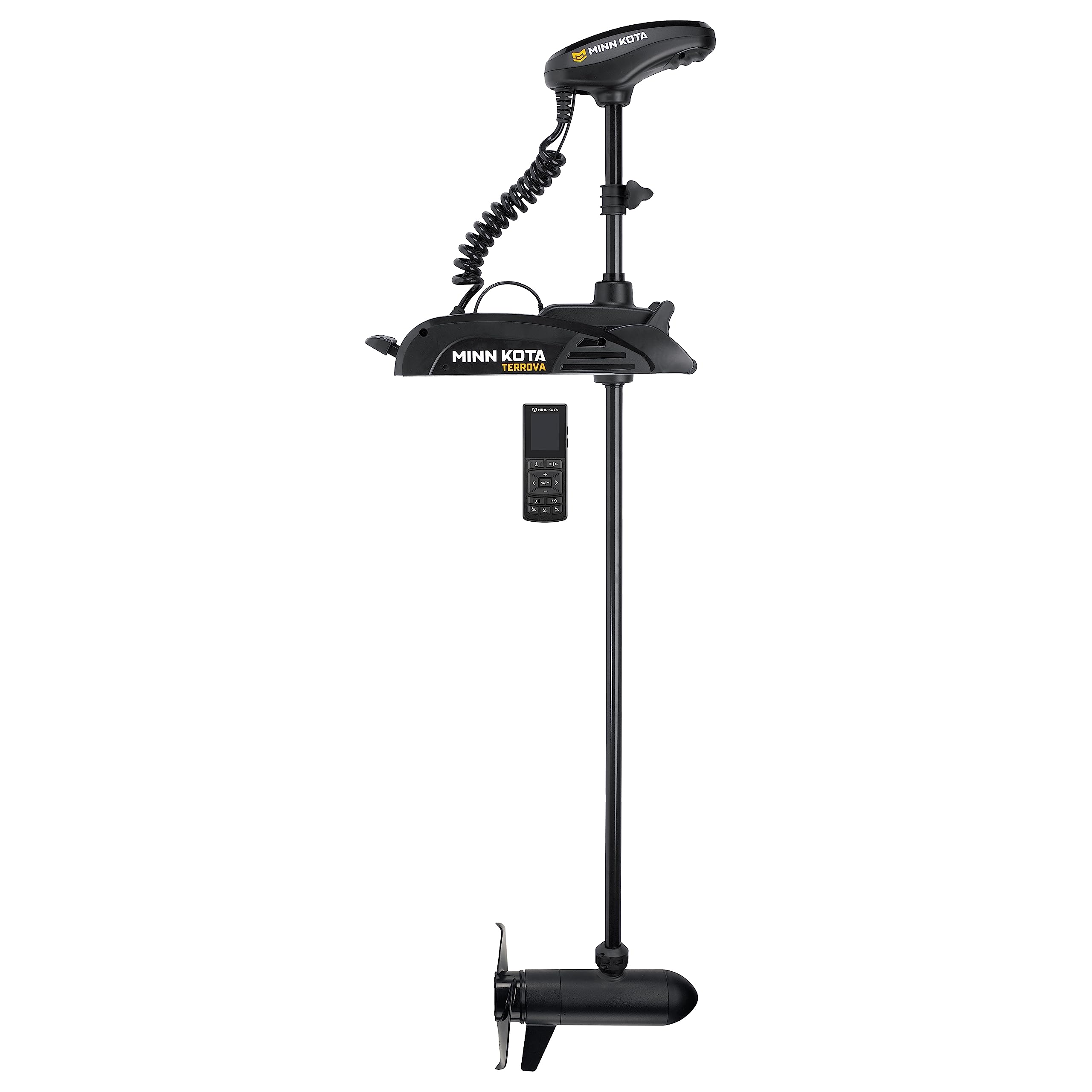 Minn Kota Bow-Mount Terrova Electric Trolling Motor with GPS, Spot-Lock – 80 Lb. Thrust, 60 in. Shaft, Freshwater