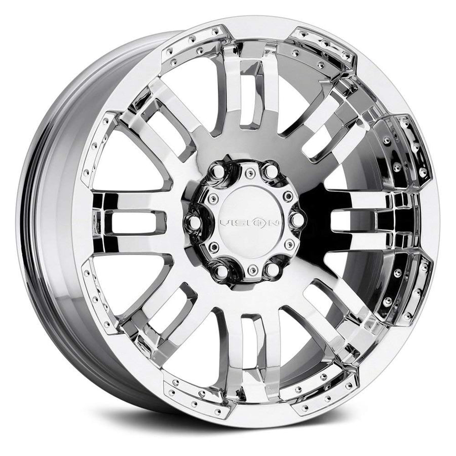 Chrome VISION OFF-ROAD WARRIOR Wheel (0 x 9. inches /5 x 139 mm, 18 mm Offset)