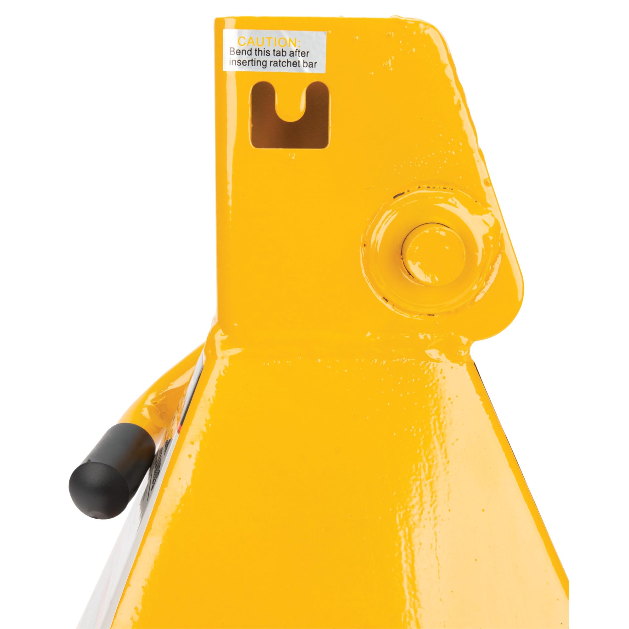 W41023 Performance Tool Ratchet Style Jack Stand Set for Lifting Vehicles During Maintenance, Yellow, 6-Ton