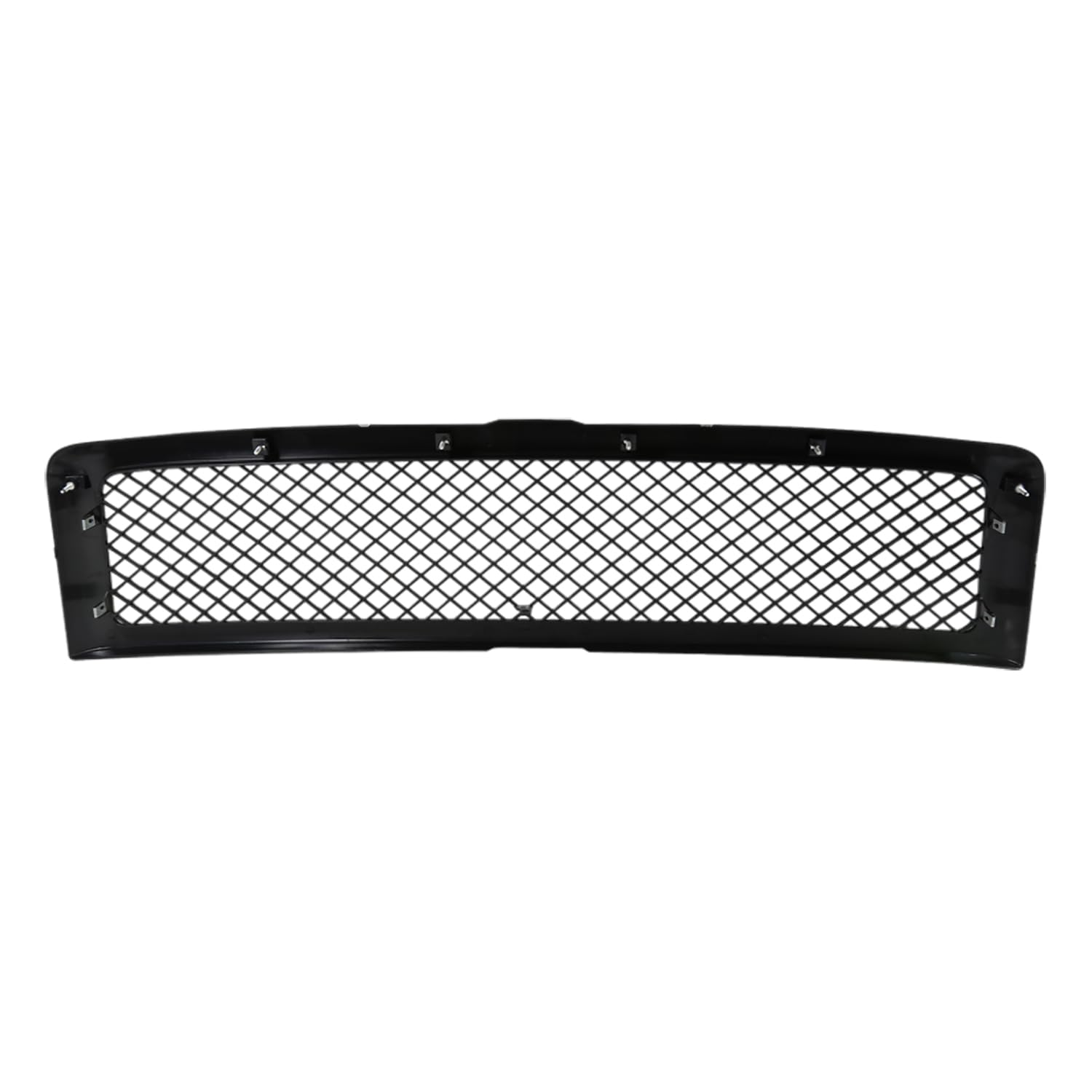Honeycomb Mesh Front Bumper Hood Grille Spec-D Tuning Glossy Black Compatible with 1994-2001 Dodge Ram 1500 2500 3500