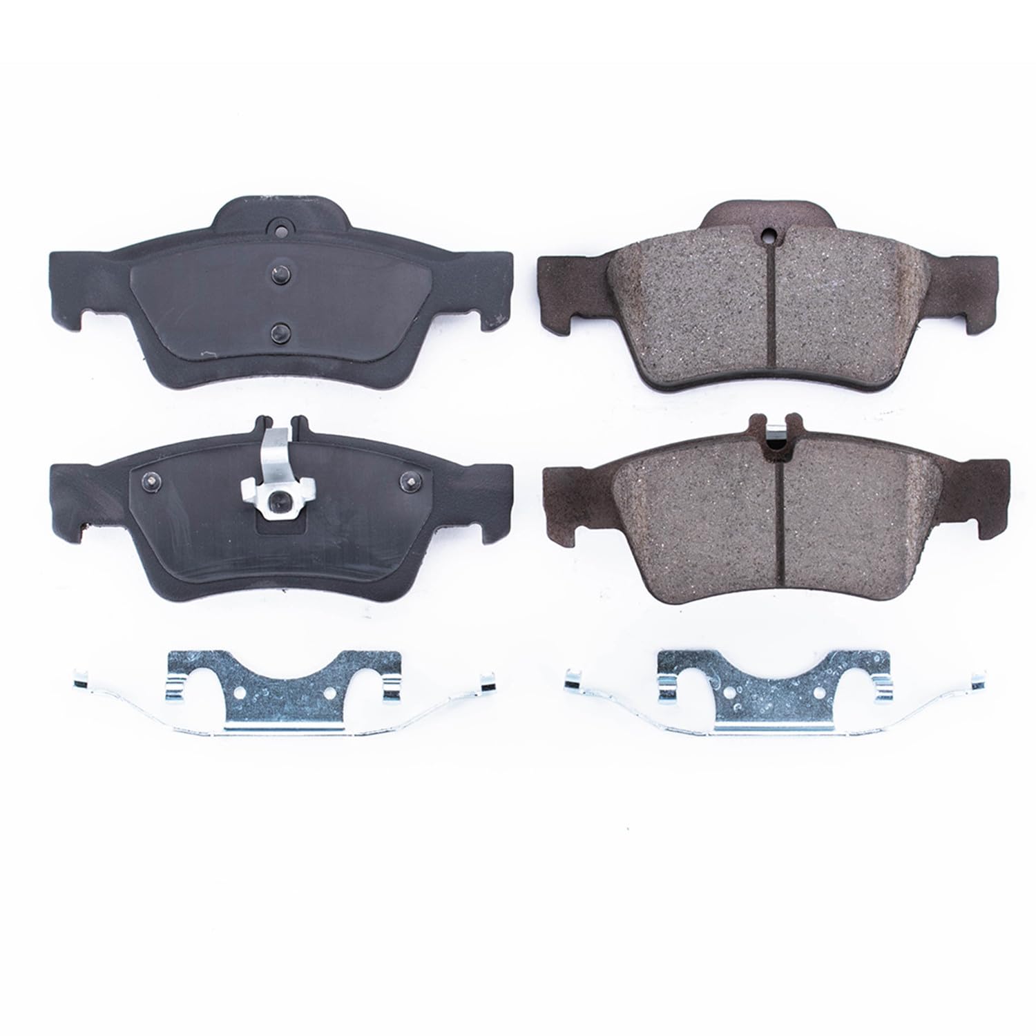 Power Stop Front Brake Kit For CL500 Mercedes-Benz 2003-06 |CL550 2007-14 |CL600 2007-14 |CLS400 2015-17 |CLS500 2006 - Ceramic Brake Pads With Installation Hardware, 17-986