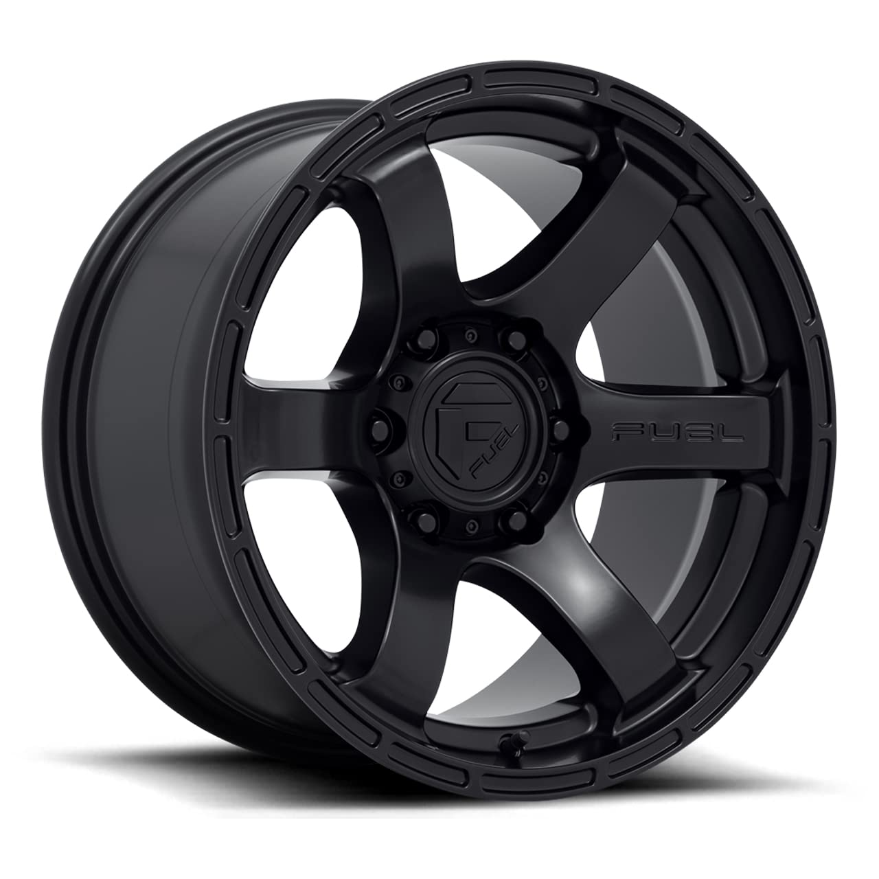 D766 RUSH FUEL OFF-ROAD 18X9, 5X5.0, 4.53, -12mm SATIN BLACK - D76618907545